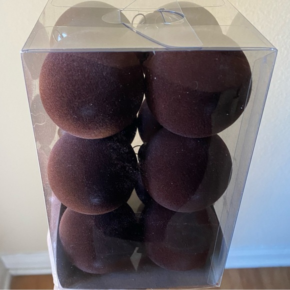 3 SETS Hobby Lobby Flocked Ornaments - Picture 3 of 7